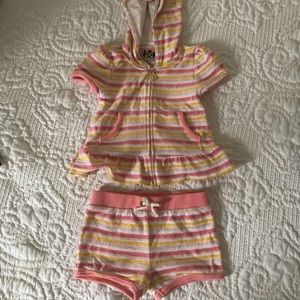 Juicy Couture Terry Short Set, 18-24 months